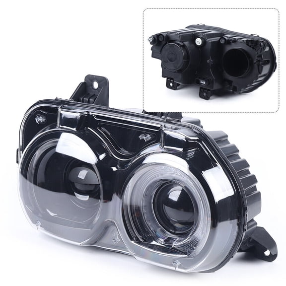 Left Driver's Side fit for Dodge Challenger 2015-2019 Halogen Headlight Headlamp Left Halogen Headlight for Dodge Challenger 2015-2019 Driver's Side LH Headlamp Left Driver's Side