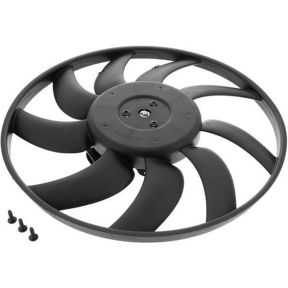 Left Engine Cooling Fan - Compatible with 2013 - 2017 Audi A6 Quattro 2014 2015 2016