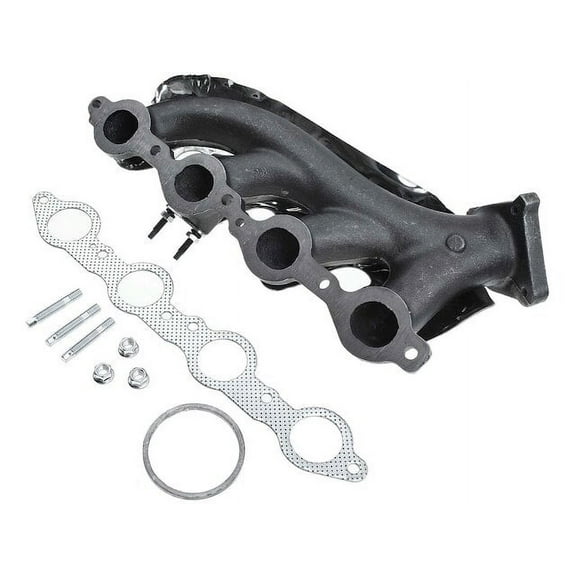 Left Exhaust Manifold 1 - Compatible with 2001 - 2019 Chevy Silverado 2500 HD 2002 2003 2004 2005 2006 2007 2008 2009 2010 2011 2012 2013 2014 2015 2016 2017 2018