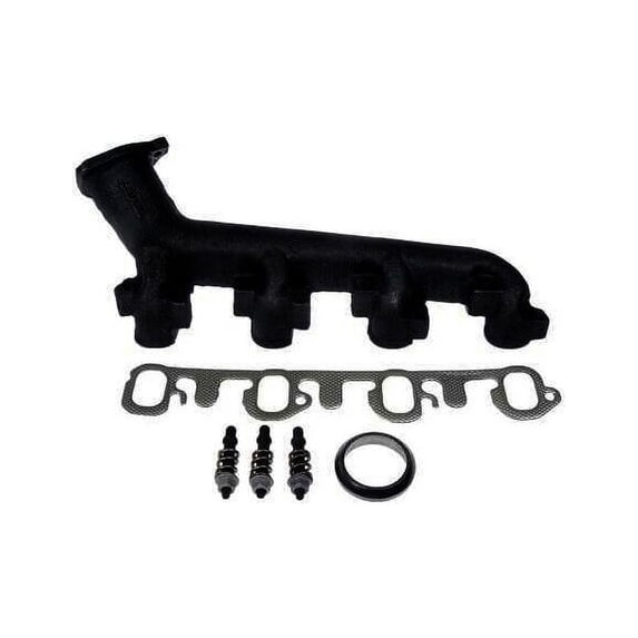 Left Exhaust Manifold - Compatible with 1988 - 1991 GMC Jimmy 6.2L V8 Naturally Aspirated Diesel 1989 1990