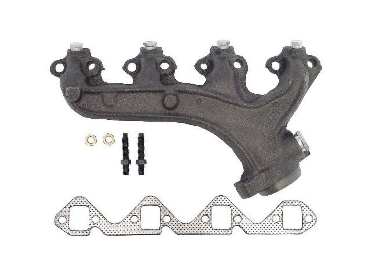 Left Exhaust Manifold - Compatible with 1988 - 1997 Ford F-250 5.8L V8 1989 1990 1991 1992 1993 1994 1995 1996