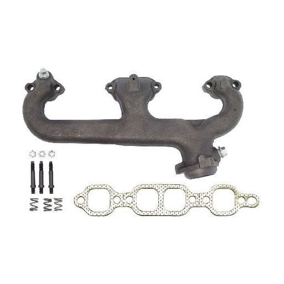Left Exhaust Manifold - Compatible with 1991 - 1996 Chevy G30 5.7L V8 1992 1993 1994 1995
