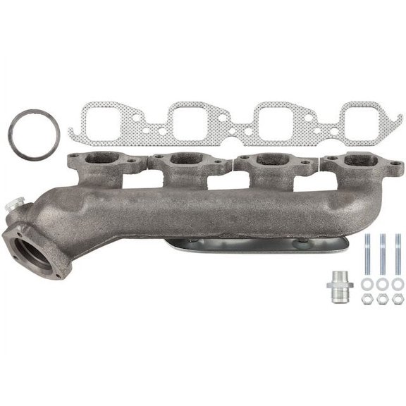 Left Exhaust Manifold - Compatible with 1996 - 2000 GMC Savana 3500 7.4L V8 1997 1998 1999