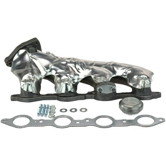 Left Exhaust Manifold - Compatible with 1999 - 2013 Chevy Silverado 1500 2000 2001 2002 2003 2004 2005 2006 2007 2008 2009 2010 2011 2012
