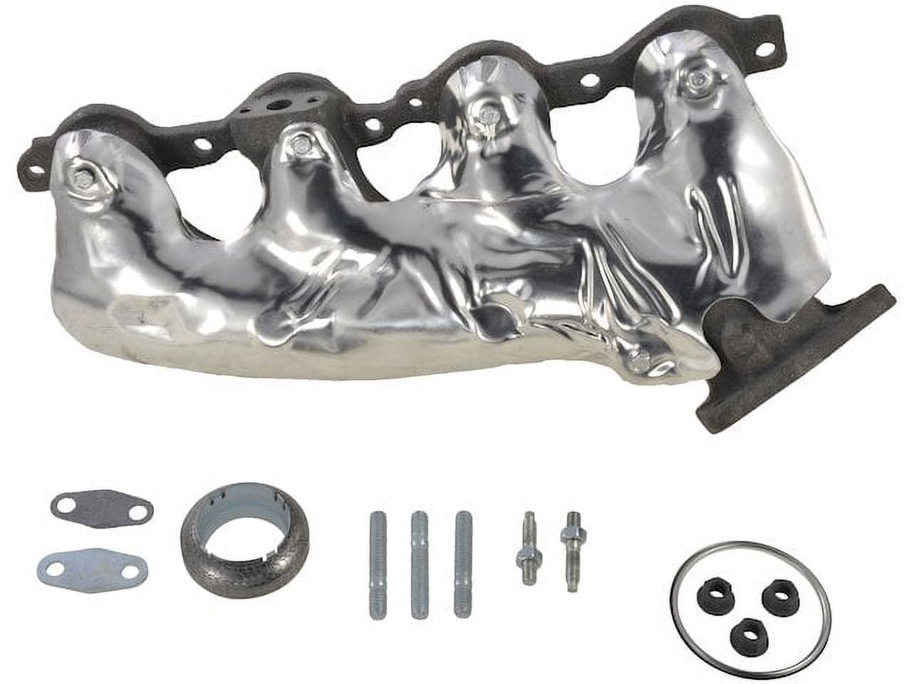 Left Exhaust Manifold - Compatible with 2000 - 2014 GMC Yukon XL 1500 2001 2002 2003 2004 2005 2006 2007 2008 2009 2010 2011 2012 2013