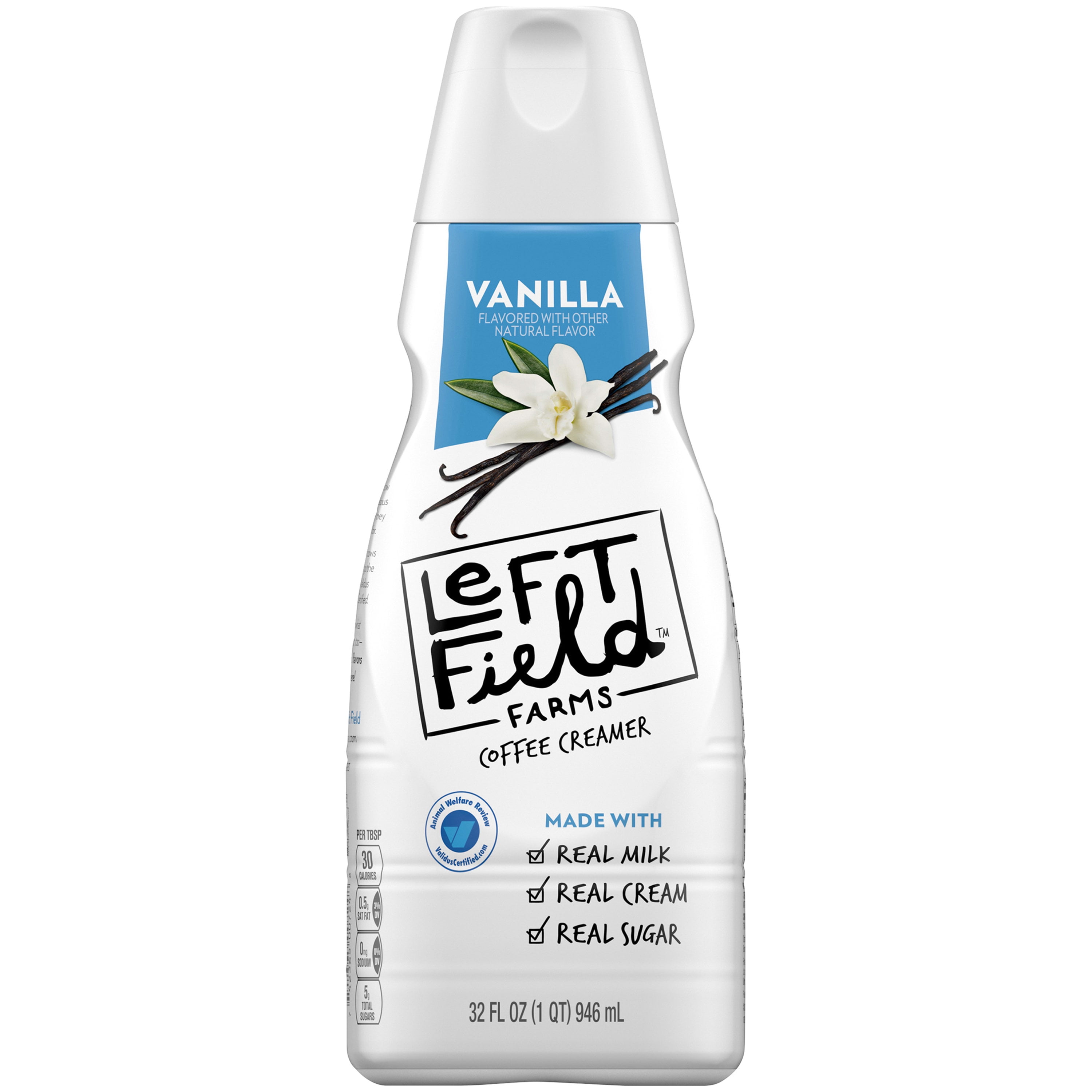 Left Field Farms Vanilla Coffee Creamer, 1 Quart