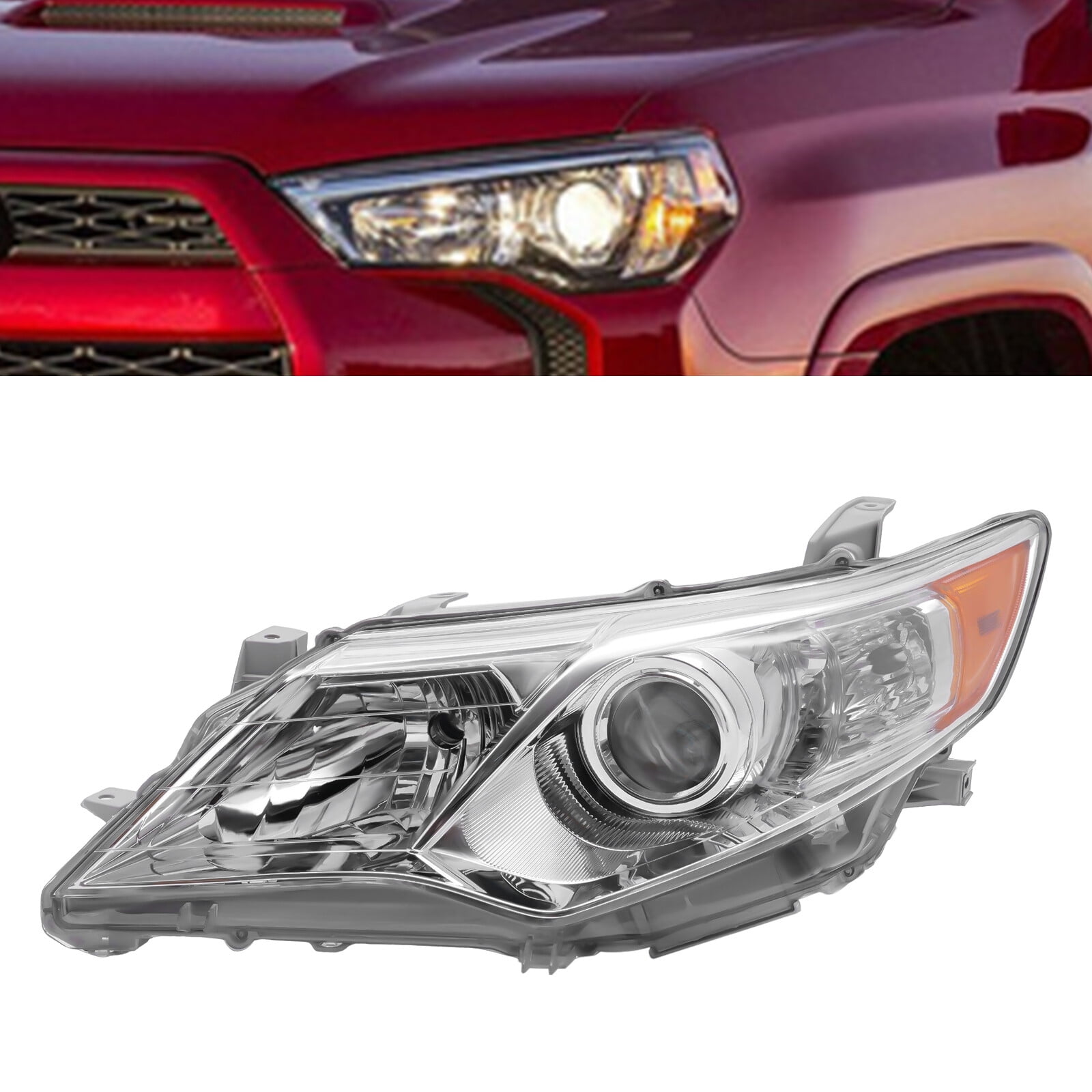 Projector Headlights Assembly Fits 2012-2014 Toyota Camry L/LE/XLE/Hybrid Pair E - Foto 7
