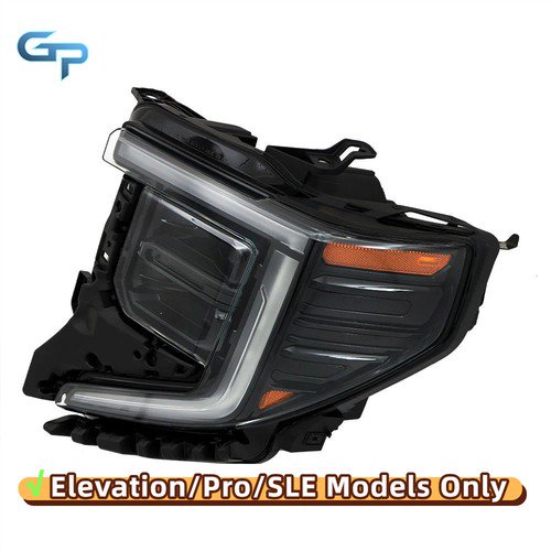 Left For GMC Sierra 1500 Elevation/Pro/SLE 2022-2024 Full LED Headlight 85604121