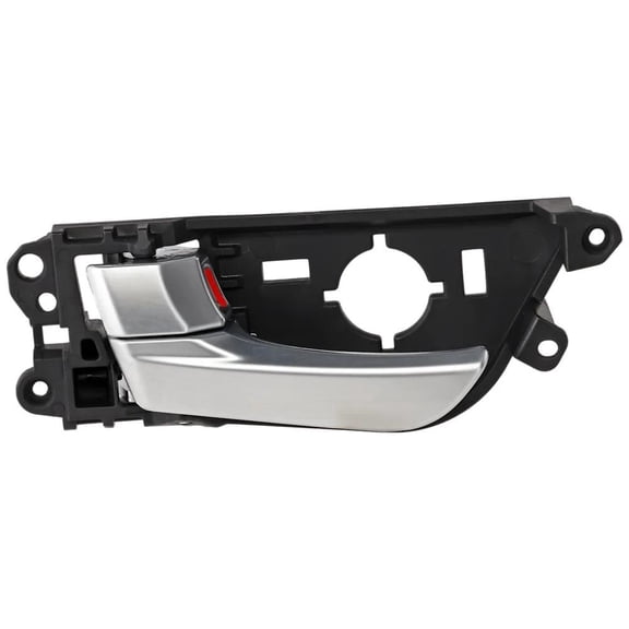 Left Front Interior Door Handle Compatible with 2013-2017 Hyundai Veloster Silver With Lock Button 826102V010SDH Turbo Turbo R-spec Rally Edition Handle Assembly New OE Replacement
