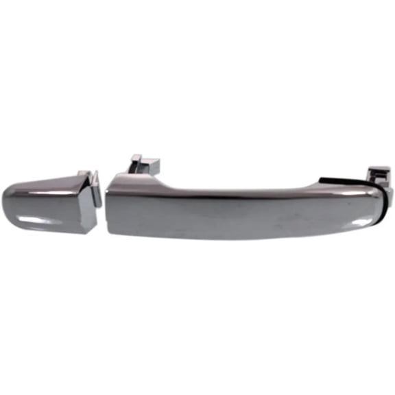 Left Front or Rear Exterior Door Handle Compatible with 2007-2017 GMC Acadia GMC Terrain Chevrolet Equinox Chevrolet Malibu Saturn Aura Saturn Outlook Chrome Without Key Hole 22867272