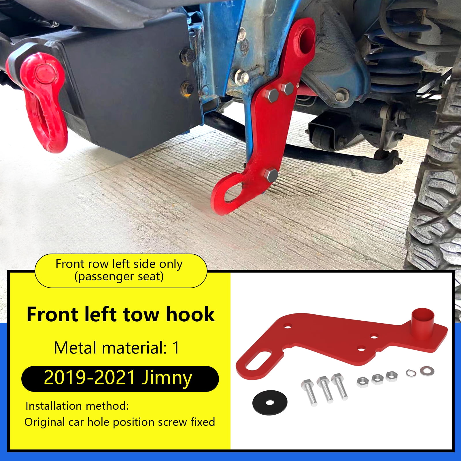 Left Front Towing Hitch Trailer Hitch For Suzuki Jimny JB64W JB74 2019