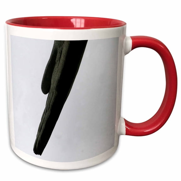 3drose, Left Hand, 11oz Two-tone Red Mug