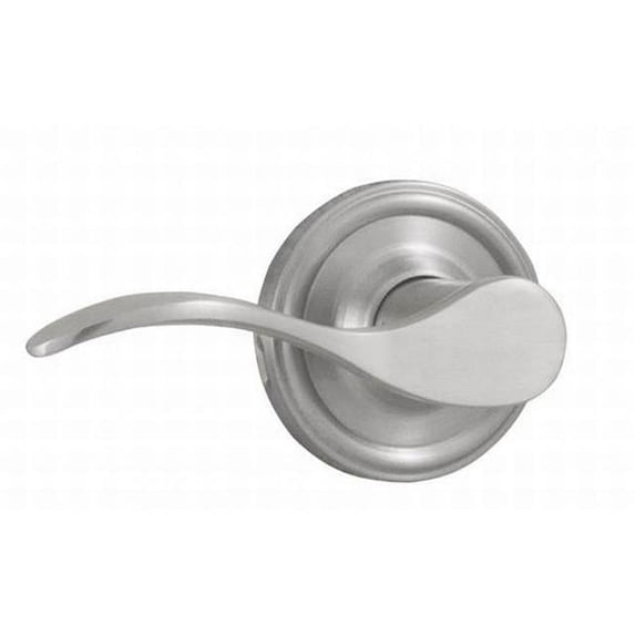 Left Hand Bordeau Half Dummy Lock, Satin Nickel