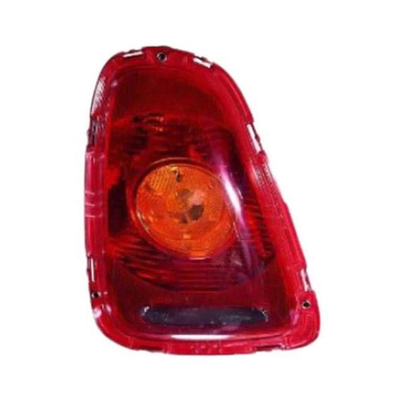 Left Hand Combination Type with Lens Taillamp for 2007-2010 Mini Cooper, Amber