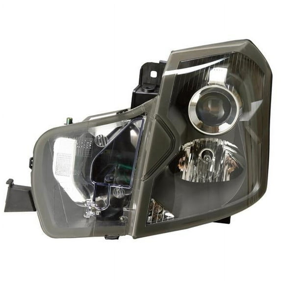 Left Hand Composite Headlamp Assembly without Headlamp Washers & Headlamp Leveling for 2003-2007 Cadillac CTS