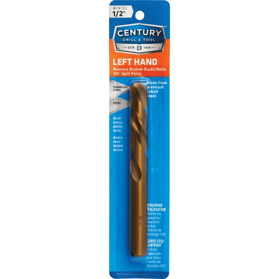 Left Hand Drill Bit - Pack of 12  Professional & DIY Use, Standard Battery Platform