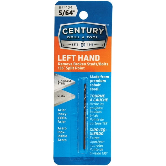 Left Hand Drill Bit - Single Pack