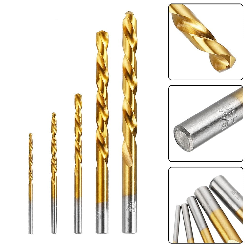 Left Hand Drill Bits Straight Shank Left Way HSS Drilling Tool 3.2 8.7mm Walmart