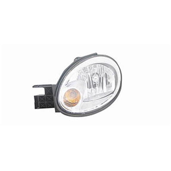Left Hand Headlamp with Inner Bezel for 2003-2005 Dodge Neon Sx 2.0, Chrome