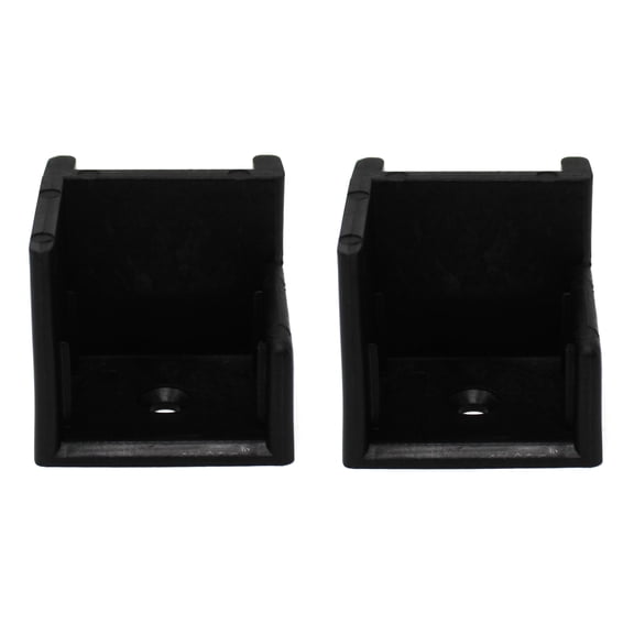 Left Hand Hinge Pontoon Door Stop 2 Pack Black
