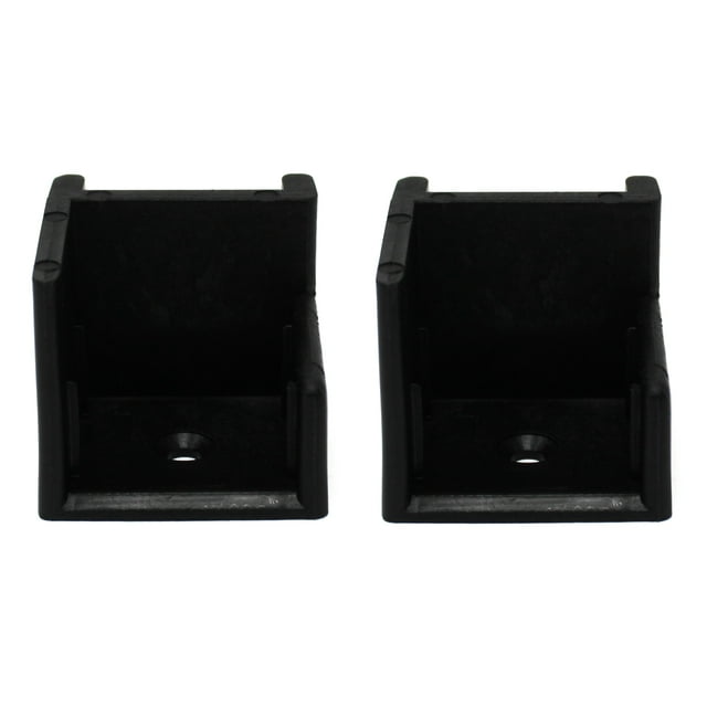 Left Hand Hinge Pontoon Door Stop 2 Pack Black