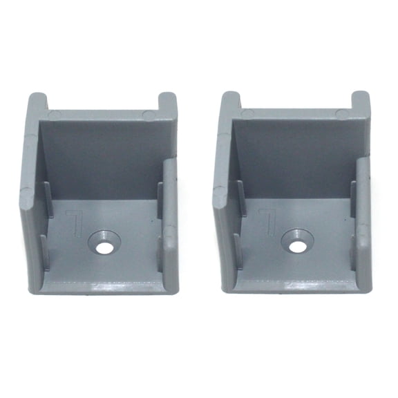Left Hand Hinge Pontoon Door Stop 2 Pack Grey