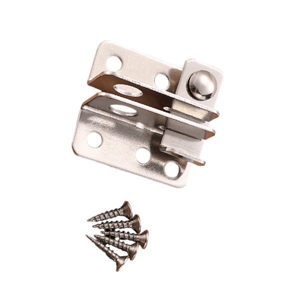 Left Hand Opening Not Drill Stainless Steel Lock Latches Easy Install Safety Latches set for Furniture Protect Key Lock