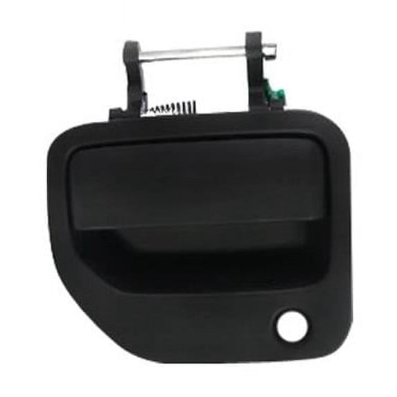 Left Hand Outer Front Door Handle with Hole for 2007-2014 Ridgeline, Primed Black