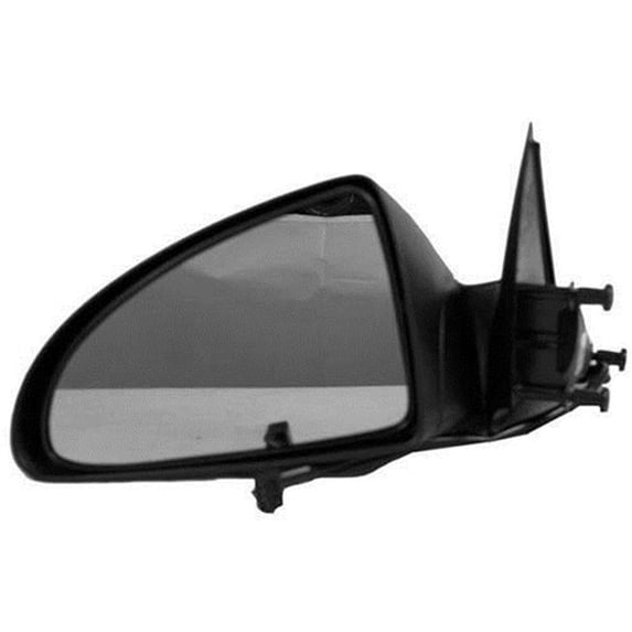 Left Hand Power Non-Heated Folding Door Mirror for 2005-2009 Pontiac G6 SDN, Texture Black