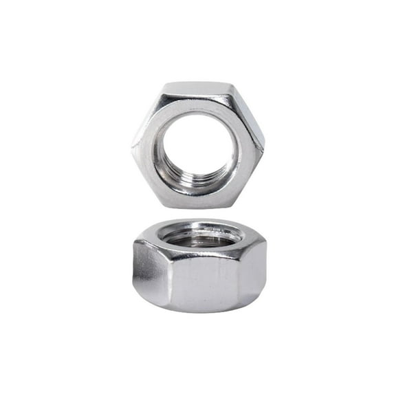 Left Hand Thread Hex Nut 304 Stainless Steel Full Thread Metric M4-M20 for Choice Reverse Thread Hex Drive