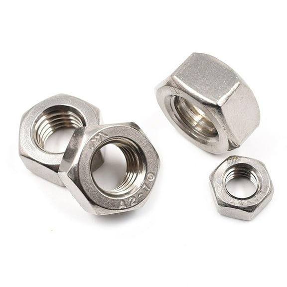 Left Hand Thread Hex Nut Stainless Steel Fine Thread Counterclockwise Thread M4 M5 M6 M8 M10 M12 M16 M18 M20 Metric SUS304