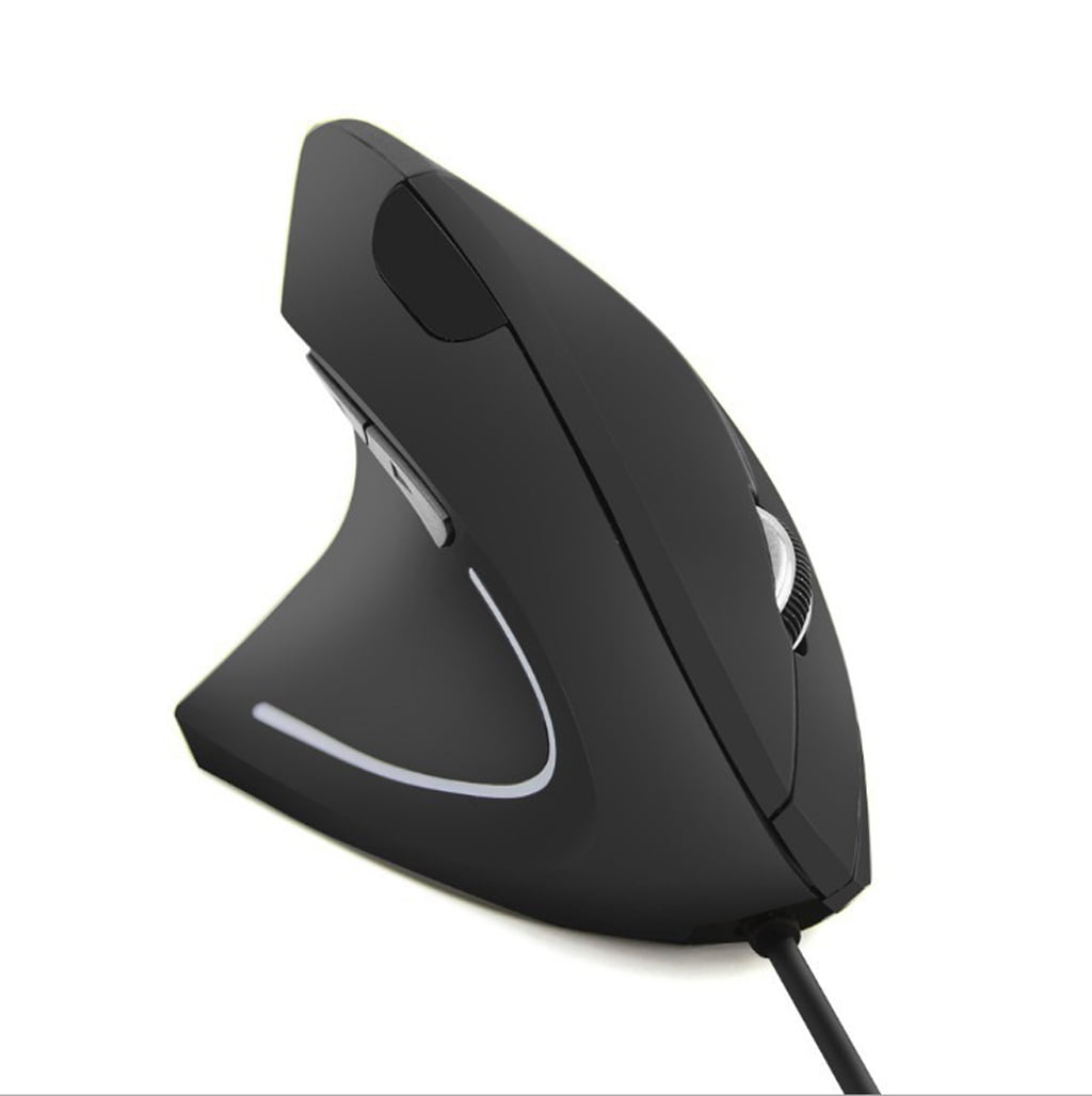 Left Hand Vertical Mouse Ergonomic Gaming Mouse 800 1200 1600 DPI USB ...