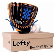 Left Handed Baseball Glove for Kids, Entry-Level Left Handed Baseball Glove, Durable Lefty Tball Gloves for Kids Youth Training. 11.5in, Age 7-11