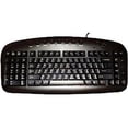 thumbnail image 1 of Left Handed Ergonomic Wired Keyboard - Black, 1 of 1