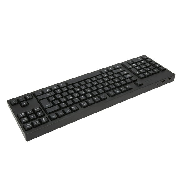 Left Handed Keyboard 109 Keys Micro USB Ergonomic Layout Plug and Play Office for Business Accounting Designer