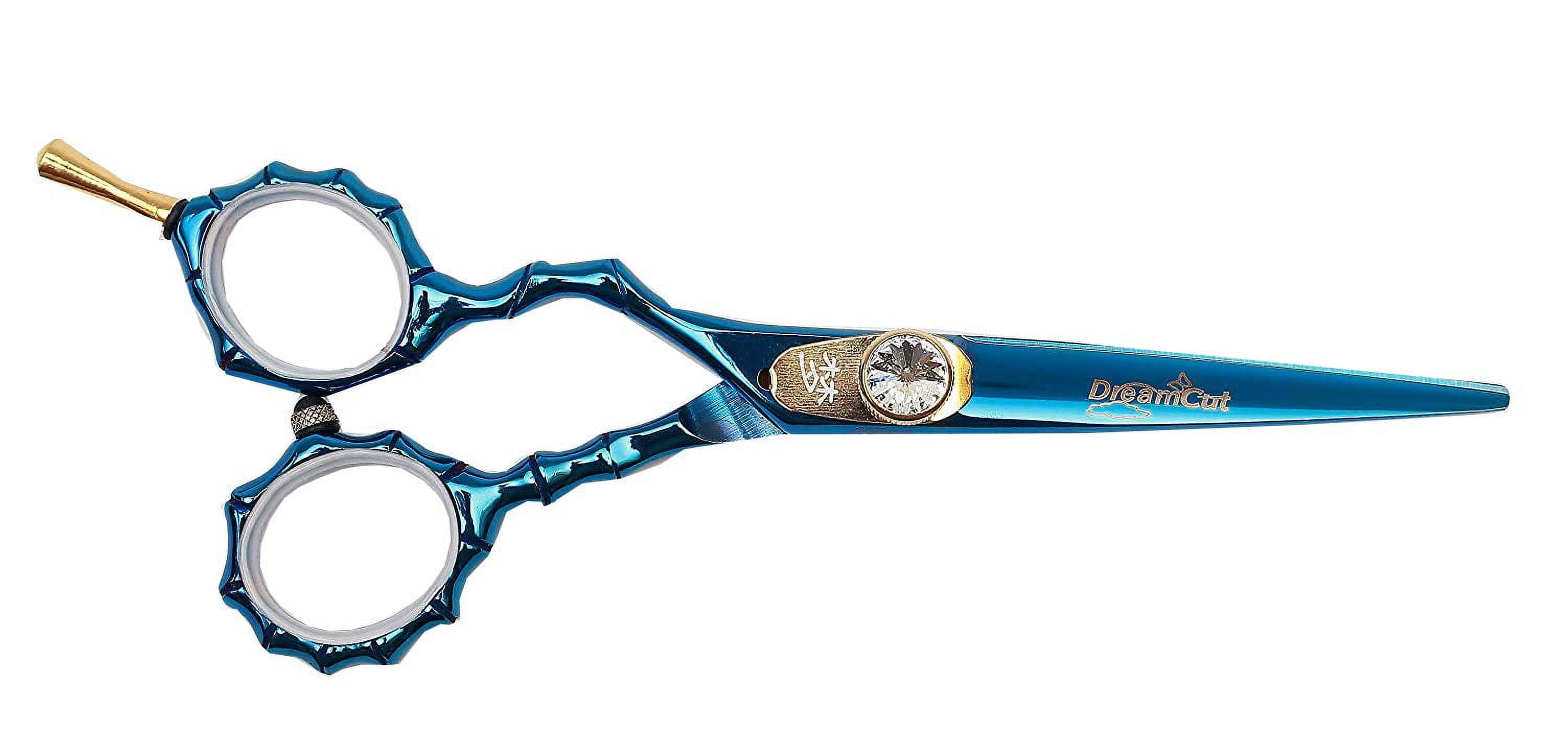 Left Handed Professional 5.5" Razor Edge Blue Titanium Coated Lefty