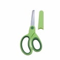 thumbnail image 1 of Left Handed Scissors Safety Blunt Tip Scissors Student Craft Scissors Stainless Steel Left Hand Scissors Soft Ergonomic Handle Scissors for Classroom, 1 of 4
