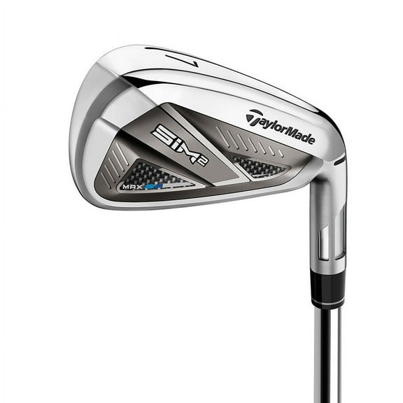 Left Handed TaylorMade SIM 2 MAX 5-PW, AW Iron Set Regular Steel New