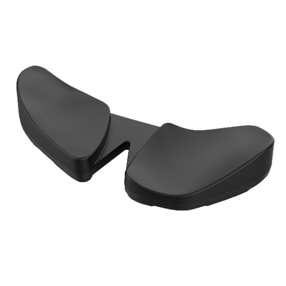 Left-Handed Truly Ergonomic Wrist Rest for Mouse, Carpal Tunnel Support, Pain Relief, Anti-Fatigue, Easy Glide, Sleek, Office Computer, Laptop, Gaming - Large, Black