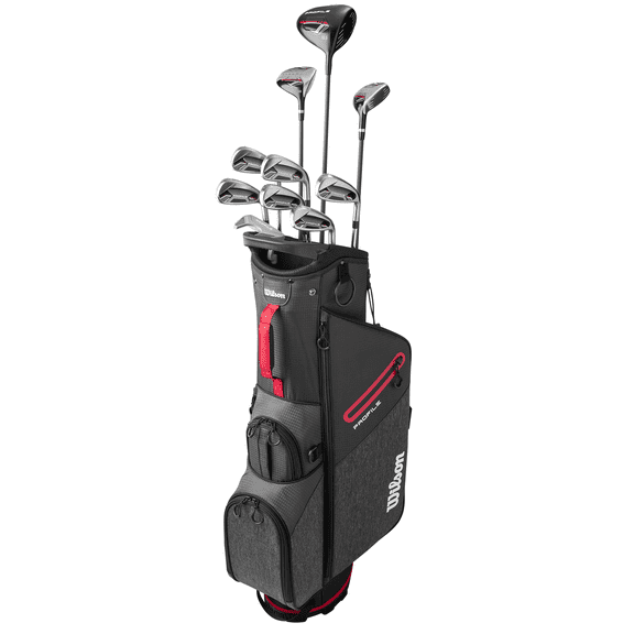 Wilson Golf Profile SGI Complete Set with Stand Bag Uniflex [5'5"-6'1"] Left