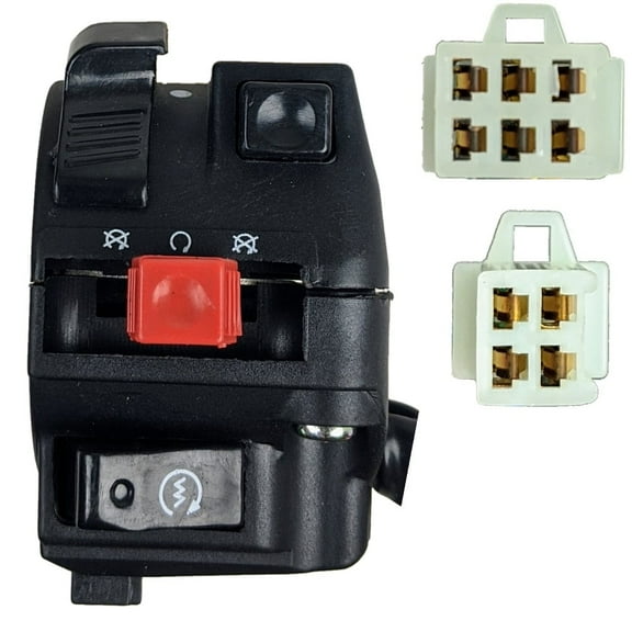 Left Handlebar Light Start Kill Switch Assembly - 10 Wire - 125cc 110cc 250cc Chinese ATV Quad without Choke LeverTaotao SUNL