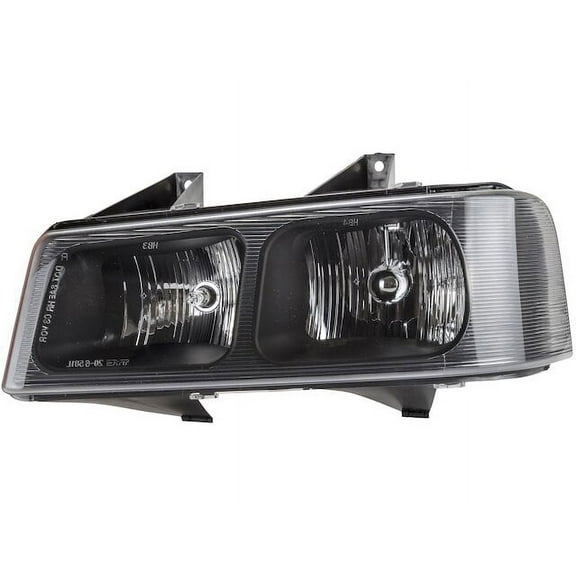 Left Headlight Assembly - Compatible with 2003 - 2020 Chevy Express 2500 2004 2005 2006 2007 2008 2009 2010 2011 2012 2013 2014 2015 2016 2017 2018 2019