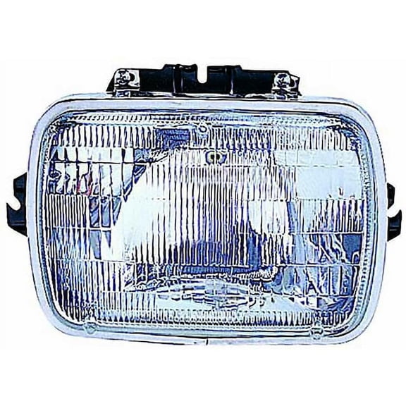 Left Headlight Assembly - Compatible with 1981 - 1993 Dodge D250 1982 1983 1984 1985 1986 1987 1988 1989 1990 1991 1992