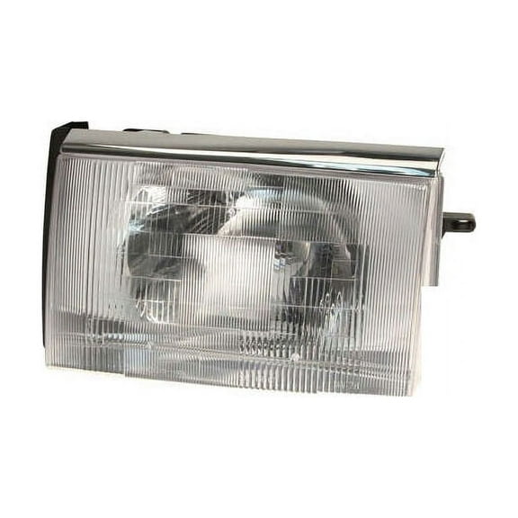 Left Headlight Assembly - Compatible with 1990 - 1993 Volvo 240 1991 1992