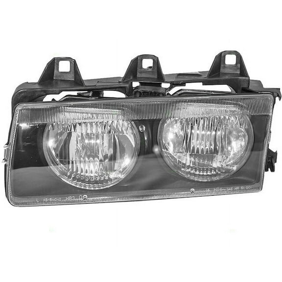 Left Headlight Assembly - Compatible with 1993 BMW 318is 1996