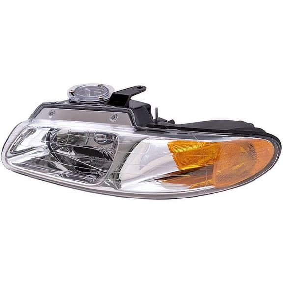 Left Headlight Assembly - Compatible with 1996 - 1999 Dodge Caravan Mini Passenger Van 4-Door 1997 1998