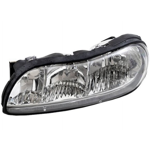 For 97-05 Chevy Venture Chrome Amber Reflector Headlights + Corner Signal Lamps