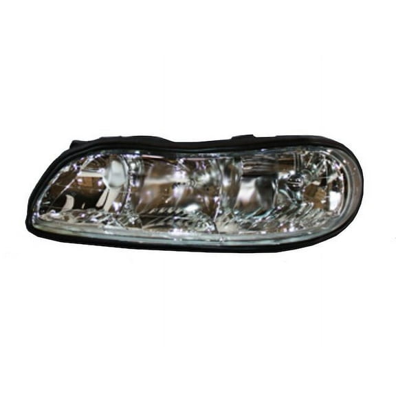 Left Headlight Assembly - Compatible with 1997 - 2003 Chevy Malibu Sedan 1998 1999 2000 2001 2002