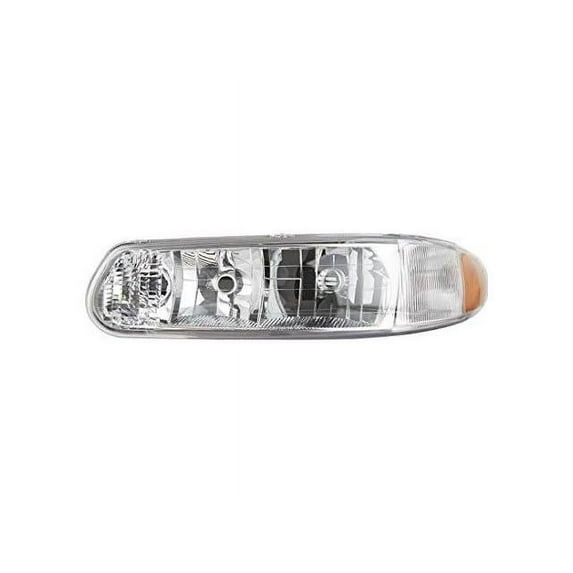 Left Headlight Assembly - Compatible with 1997 - 2005 Buick Century Sedan 1998 1999 2000 2001 2002 2003 2004