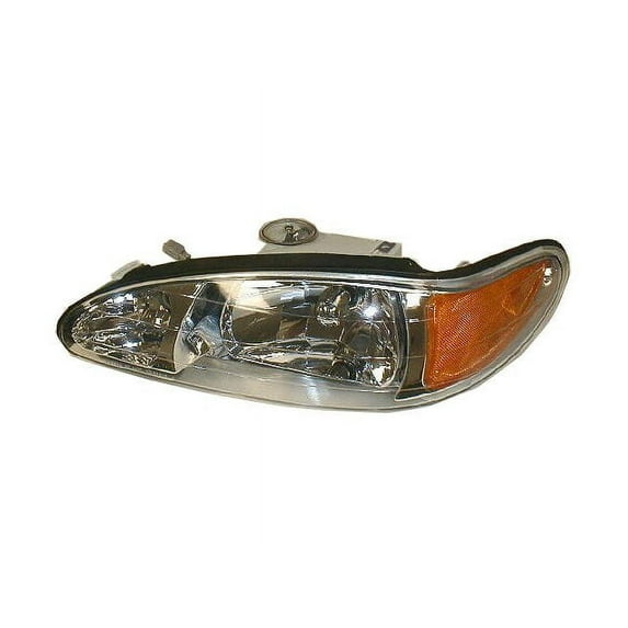 Left Headlight Assembly - Compatible with 1998 - 1999 Mercury Tracer